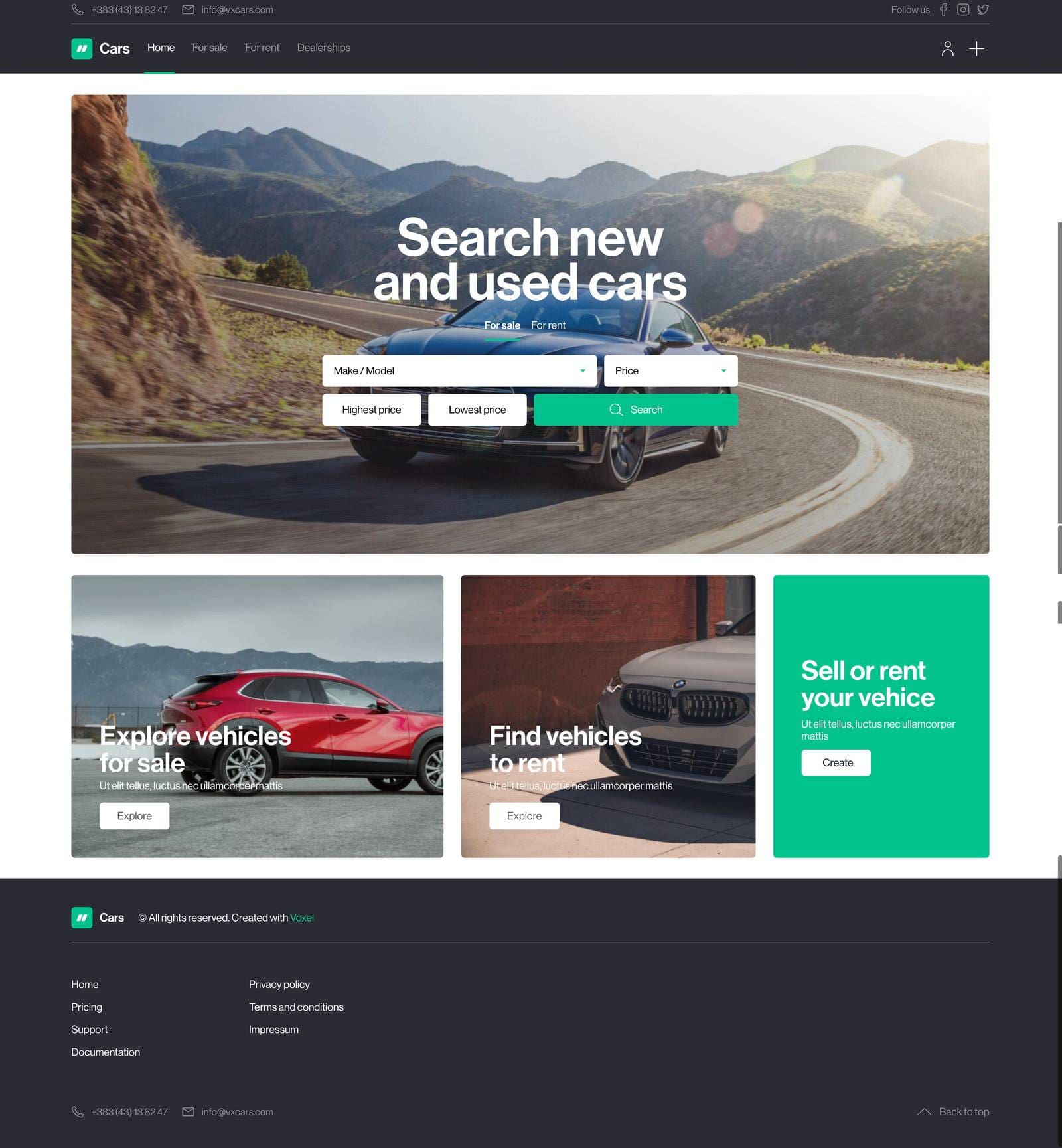 A-Z+ Vehicle Website Design Examples0000