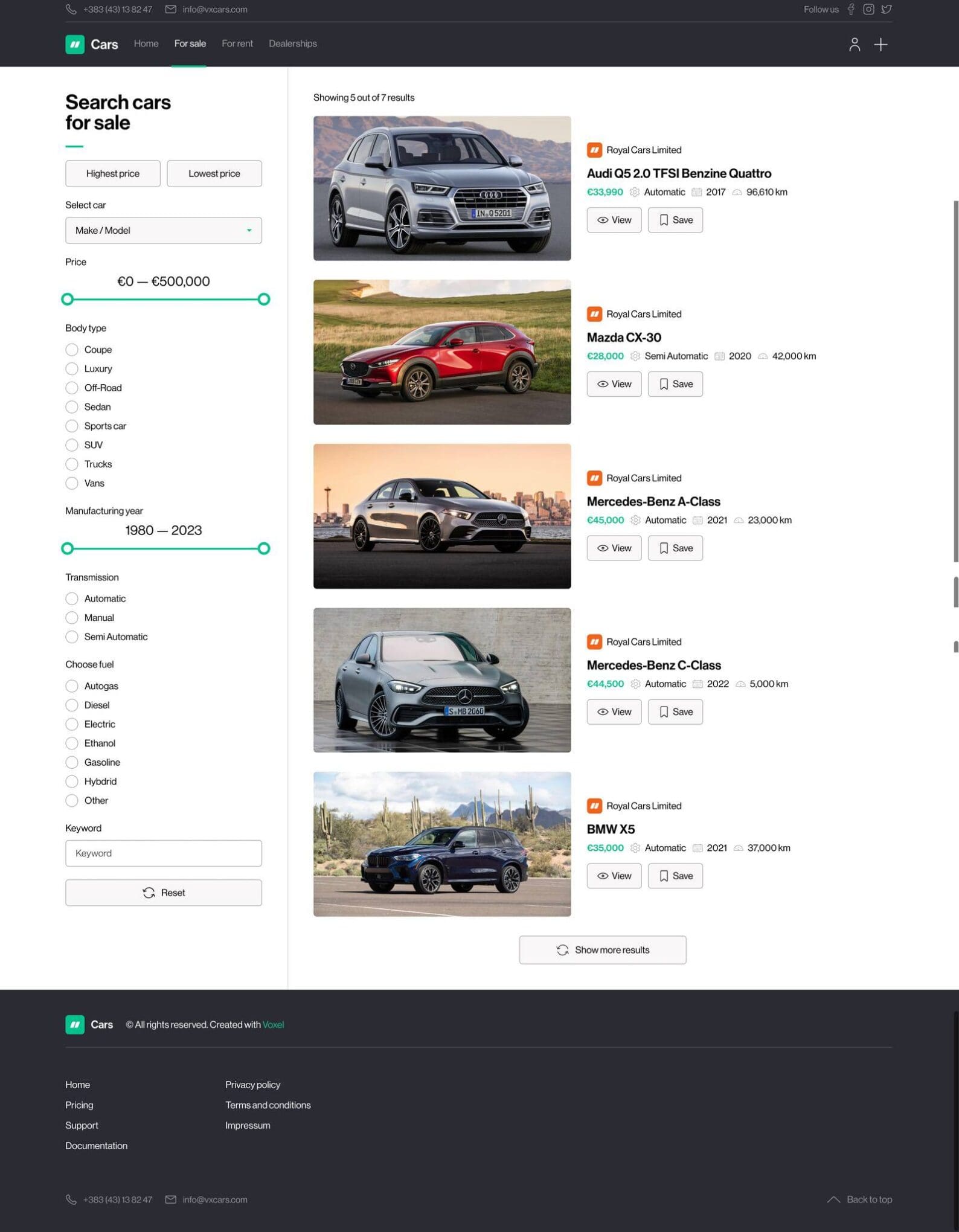 A-Z+ Vehicle Website Design Examples0001