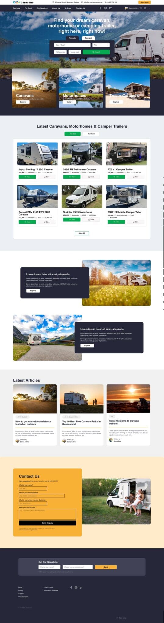 A-Z+ Vehicle Website Design Examples0003